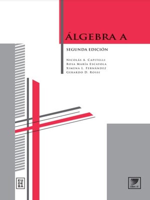 cover image of Álgebra A